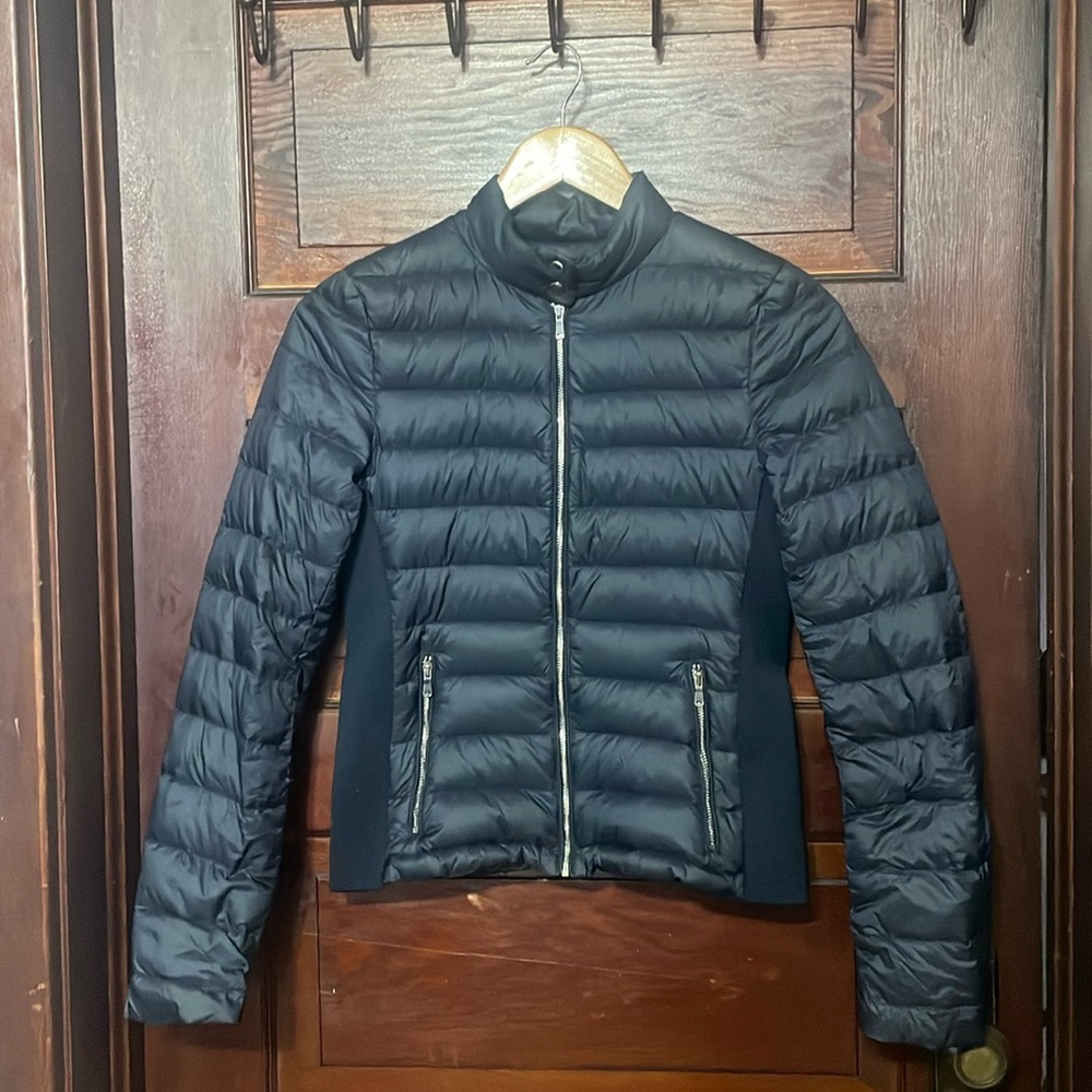 💙ZARA WOMAN Down Jacket XS Navy Blue